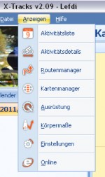 X-Tracks Anzeigen