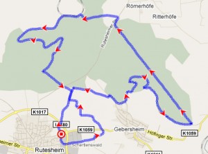 Xplova G3 - Tour vor Bearbeitung