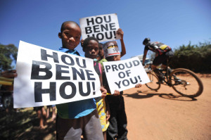Fans aus Südafrika Kelvin Trautman/Cape Epic/SPORTZPICS 