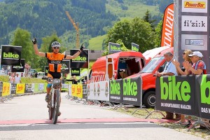 Finish BIKE Four Peaks 2013 in Kaprun