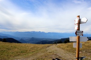 panorama und wegweiser