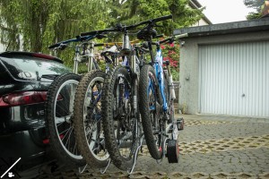 Montage von 4 Bikes