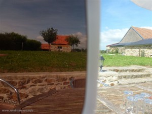 Unterschied mit Glas und ohne