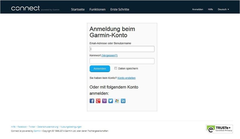 Garmin_Connect_Anmelden