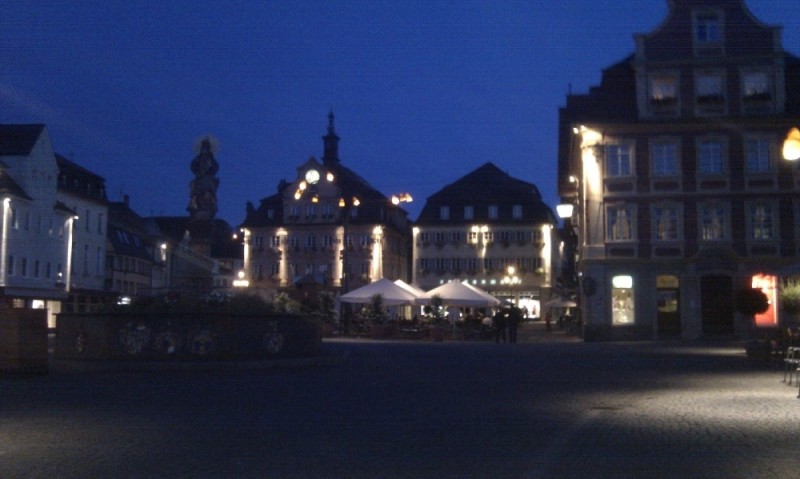 Schwäbisch Gmünd bei Nacht