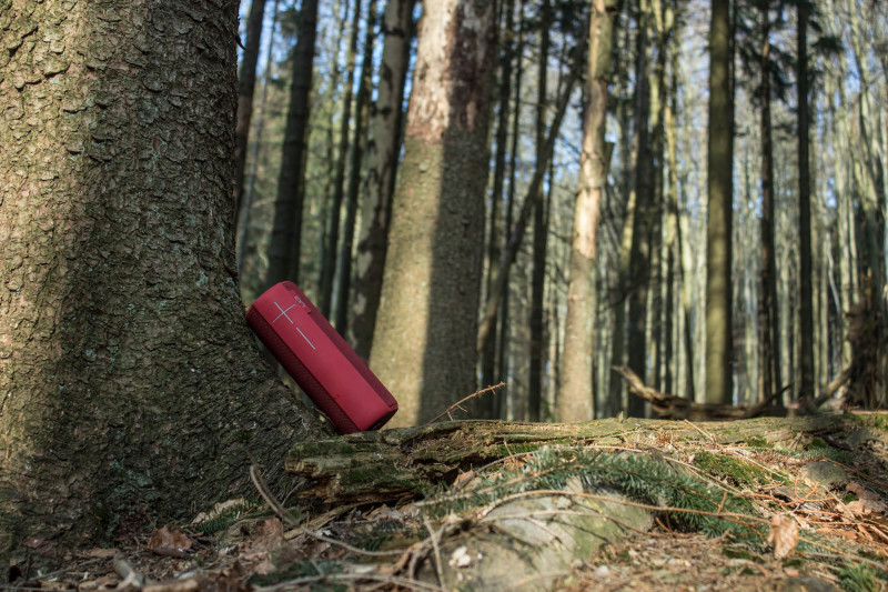 Auch Dreck kann der leicht zu säubernden UE Megaboom nichts anhaben