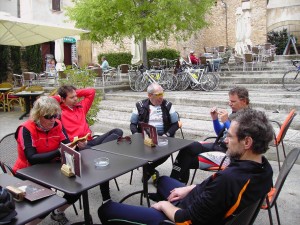 Kaffeepause in Pollenca