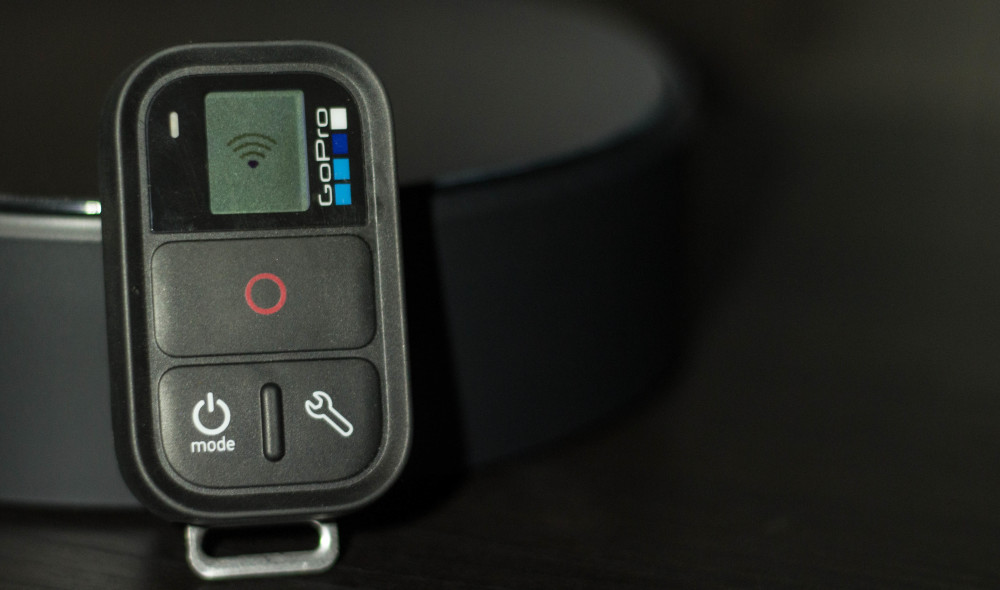 Der Remote beim verbinden mit einer GoPro - eine Sache von wenigen Sekunden