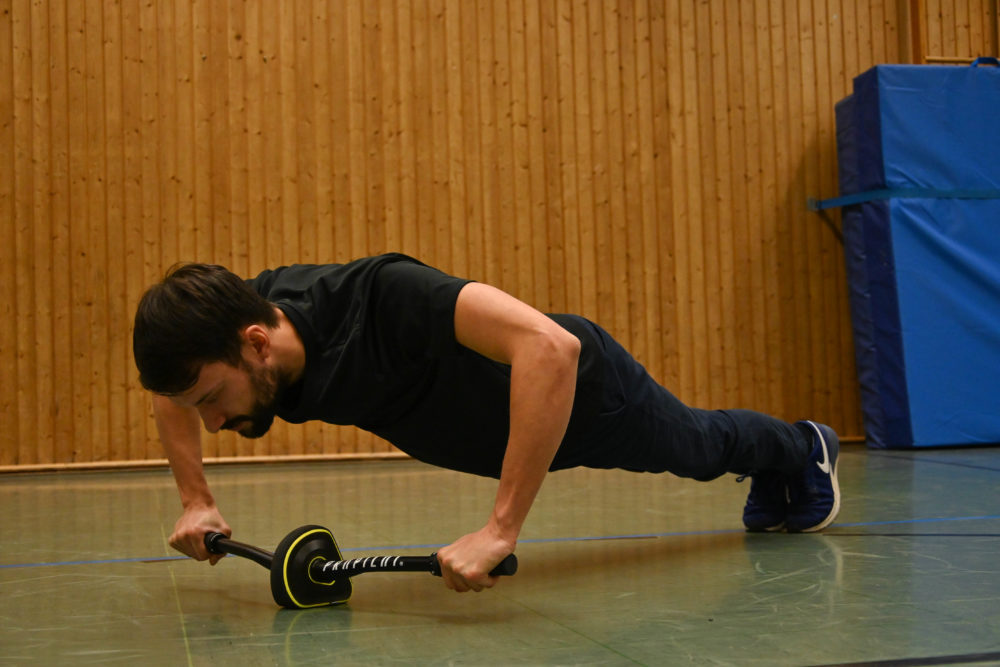 Next Level! - Je nach Stufe werden die Push-Ups zum schieren Kraftakt